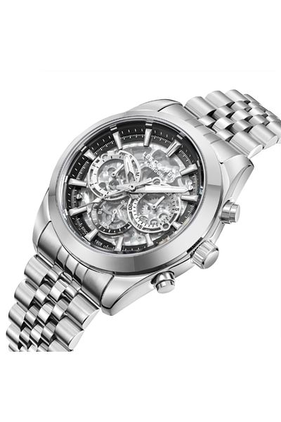 Lee Cooper Lee Cooper Men's Automatic Black Dial Watch - LC08176.350