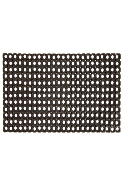 HONEYBEE Rectangle Shaped Hard and Durable Eco-Friendly Hollow Rubber Door Mat