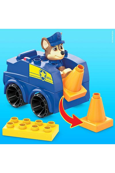 Mega Bloks Mega Bloks Building Set - Paw Patrol, Chase's Car, 10 pieces