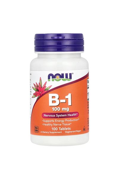 Now Foods , B-1, 100 mg, 100 Tablets