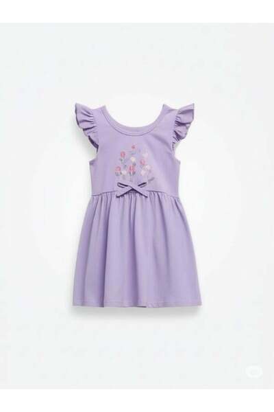Zekids Girl's Cotton Floral Dress