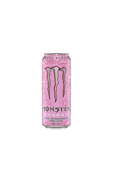 MONSTER Energy Ultra Strawberry Dreams Zero Sugar 500ml, Energizing Drink