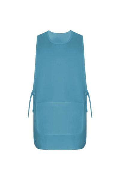 OEM Șorț dublu reversibil unisex, două buzunare frontale, bretele laterale reglabile, albastru Dunăre