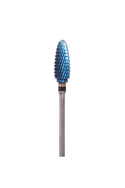 zenifique Carbide Bit, End For Electric Milling Cutter, Conical Shape, Fine Hardness, Blue, Model 1