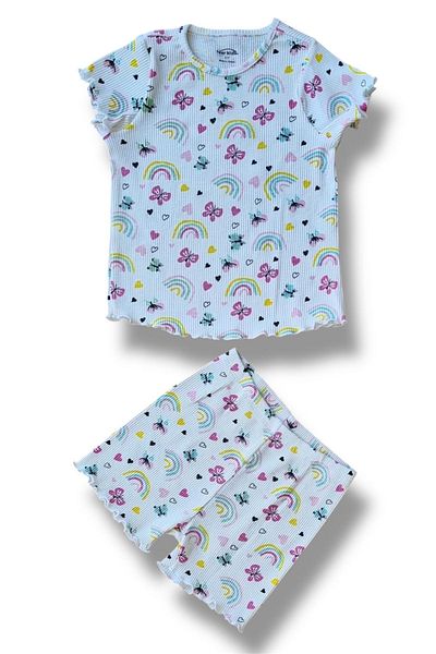 Fuar Baby 100% Cotton Camisole Girl's Shorts Set – Summer 2-6 Years