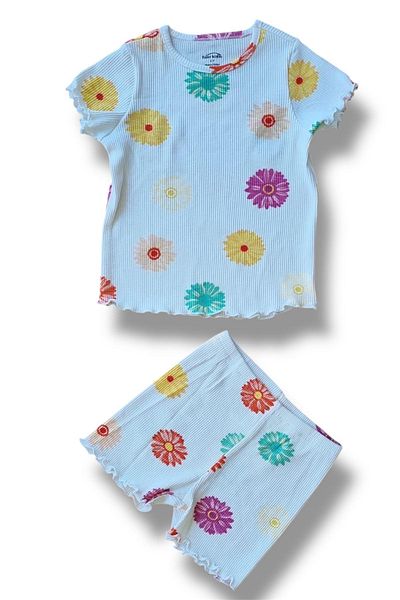 Fuar Baby 100% Cotton Camisole Girl's Shorts Set – Summer 2-6 Years