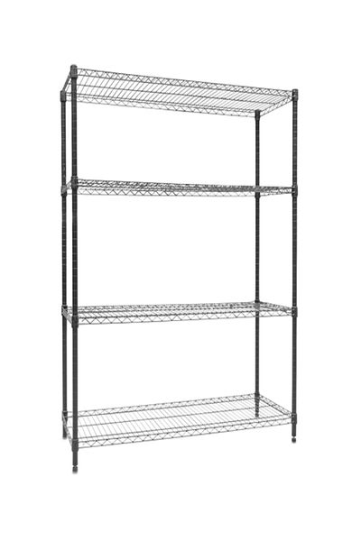 HONEYBEE 4-Tier Durable Easy to Clean Premium Quality Steel Wire Rack