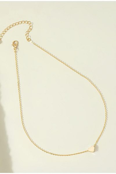 PREGIO Women's Heart Detailed Minimal Necklace