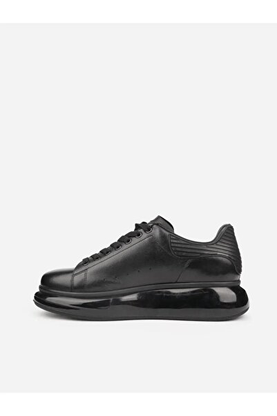 Pierre Cardin 10205 Air Taban Deri Sneaker Siyah
