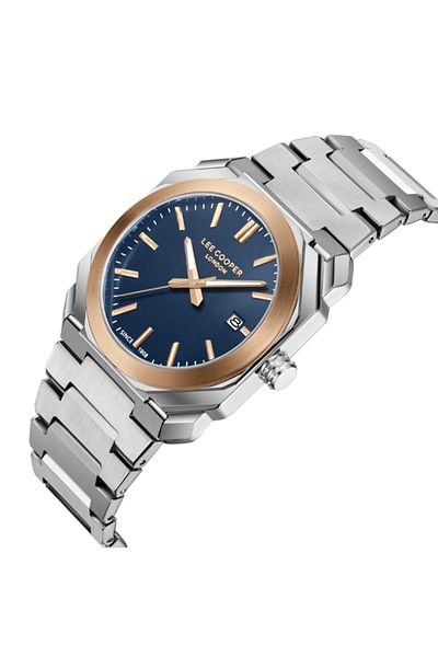 Lee Cooper Men's Analog Dark Blue Dial Watch - LC08185.590