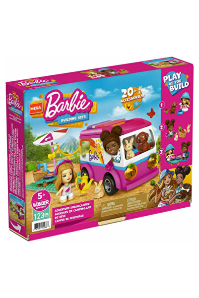MEGA Mega Constux Barbie construction set, RV Adventures, 123 pieces and 20 accessories