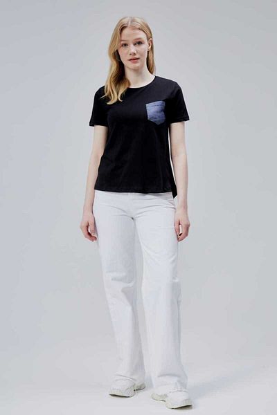 DOSXX Isabel Women's T-Shirt 1St Quality 100% Cotton Combed Cotton Slit Pocket Tshirt