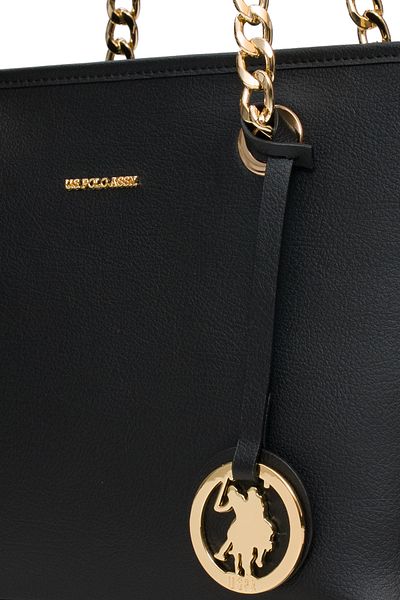 U.S. Polo Assn. Black Women's Shoulder Bag Us25588