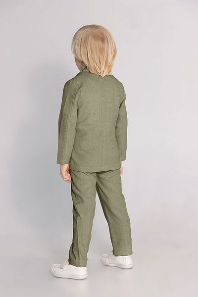 DMB BOYS & GIRLS men's 3-piece linen suit