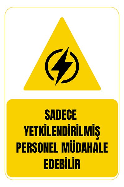 Girl Power 35 X 50 Only Authorized Personnel May Respond Foil Printing Sticker Warning Sign
