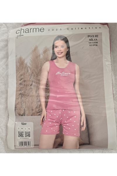 CHARME طقم بيجامة بأكمام قصيرة مع شورت