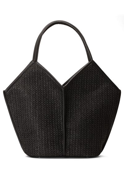gio&mi Tatum Raffia Paper Rope Straw Shoulder Bag