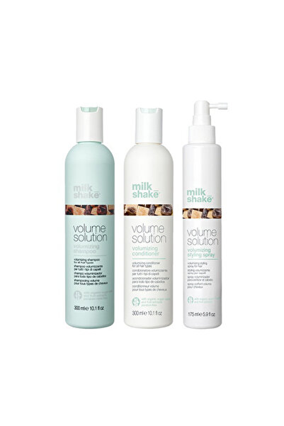 Milkshake Milk Shake Volume Solution Kit: Sampon 300ml + Balsam 300ml + Tratament 175ml Par Fin si Subtire
