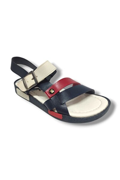 ŞİRİNGENÇ Şiringenç 1519-20 Ανατομικά Σανδάλια για Αγόρια Ναυτικό Μπλε Κόκκινο