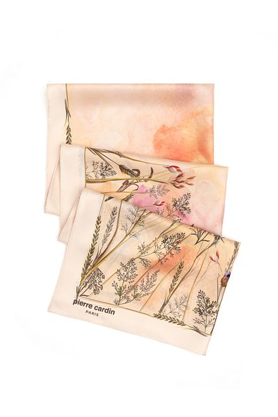 Pierre Cardin Light Pink Silk Shawl 50312118-Vr078