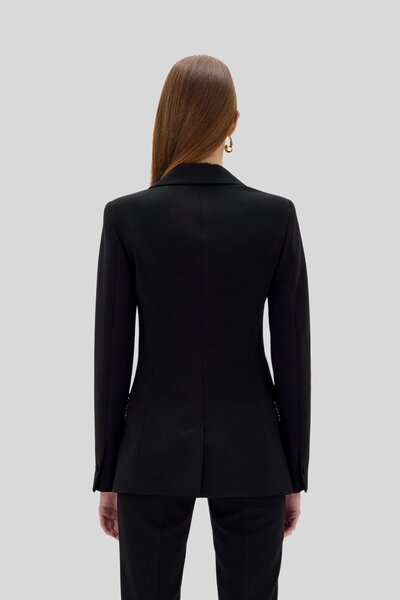 BluGirl Kadın Blazer Ceket Siyah
