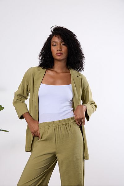 Bolivente Light Khaki Regular Unlined Seasonal Jacket