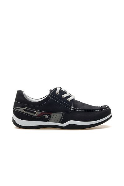 Scooter Men's Genuine Leather Marine Casual Shoes 25Y M2020Nl m Nubuck Navy Blue