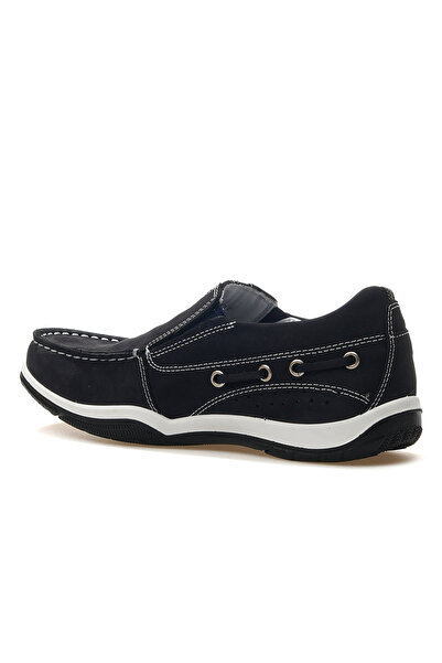 Scooter Men's Genuine Leather Marine Casual Shoes 25Y M2021Nl m Nubuck Navy Blue