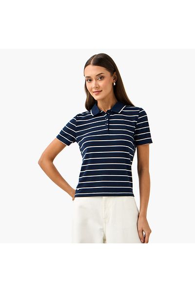Lee Cooper Rib Polo Tee