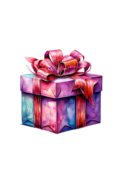 INOVATIX Set de 8 piese, autocolant invitație de Revelion, cutie cadou multic...
