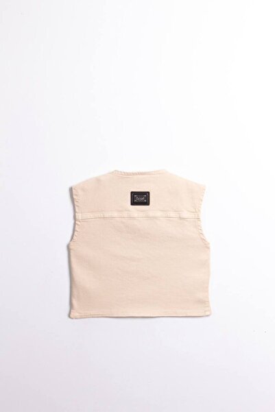 anonim Laciel Paris Unisex Cream Children's Vest