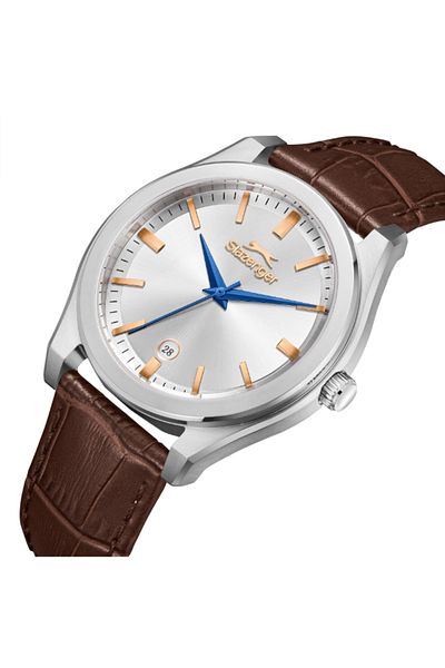 Slazenger Slazenger Men's Date Silver Dial Watch - SL.9.2486.1.05