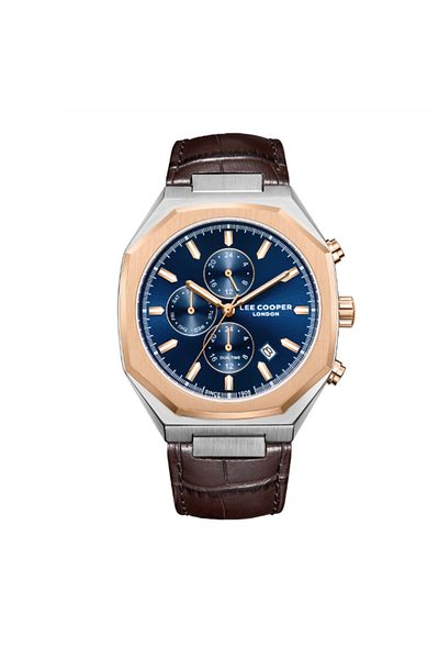 Lee Cooper Men's Multi Function Dark Blue Dial Watch - LC08168.594