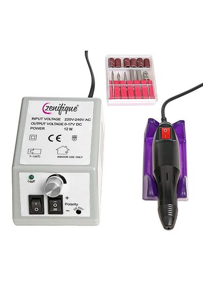 zenifique Zenifique® Professional Nail File, Electric False Nail File 20,000 Rpm, Gray