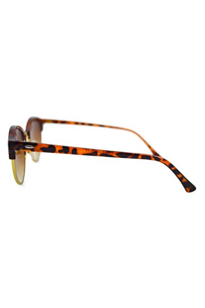 THEICONIC Ochelari de soare Clubmaster Retro II Maro - Maro Leopard