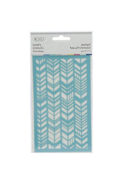 Roco Design Stencils Broken Chevron Plastic