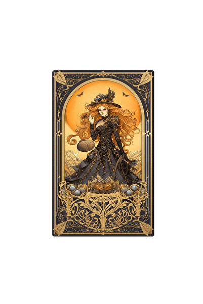 INOVATIX Set de 8 piese, autocolant Tarot Halloween Femeia din Umbră, INOVATI...