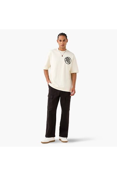 SP Characters Naruto Print T-shirt with Round Neck and Short Sleeves
