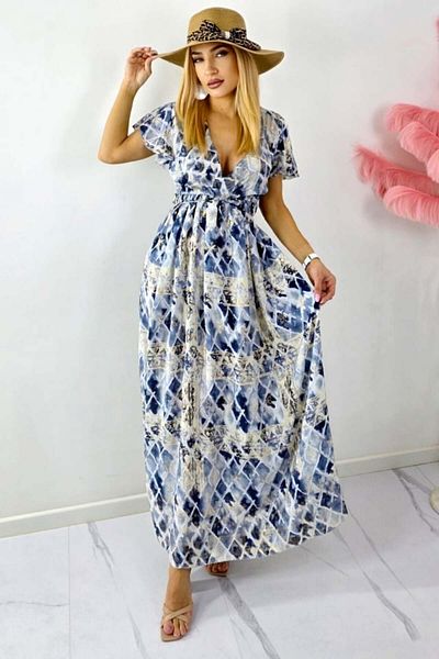 FashionForYou ISHANI long dress, with silky look and decorative tassels, Grey, Size S/M/L, S/M/L