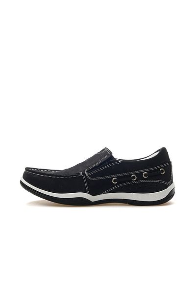 Scooter Men's Genuine Leather Marine Casual Shoes 25Y M2021Nl m Nubuck Navy Blue