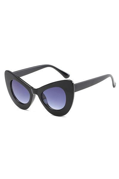THEICONIC Women's Butterfly Oversized Sunglasses - Black