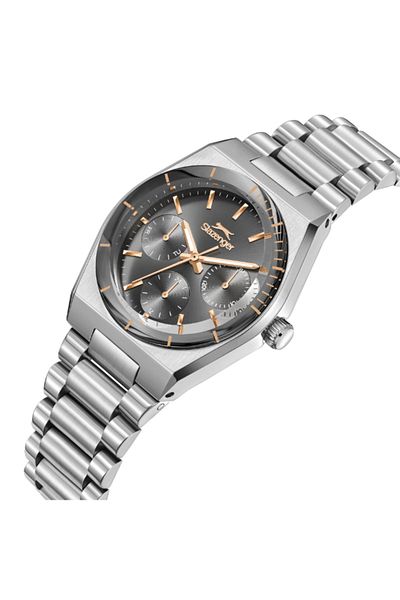 Slazenger Women's Multifunction Gray Dial Watch - SL.9.2467.4.05