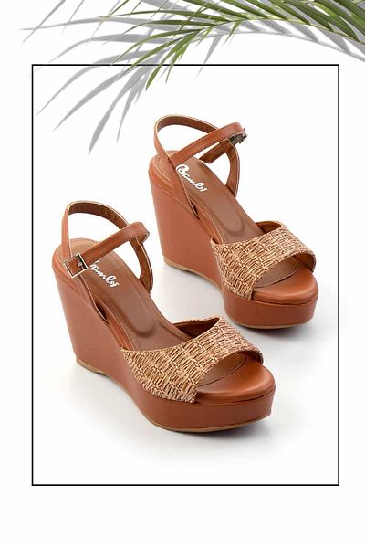 Bambi Tan Women's Sandals K05575003010