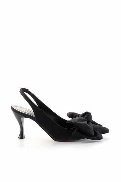Bambi Pantofi clasici cu toc de damă negru strălucitor K01461110104