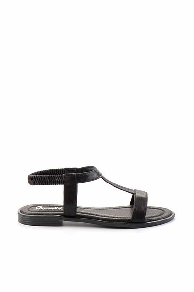 Bambi Shiny Black Women's Sandals K05156080536