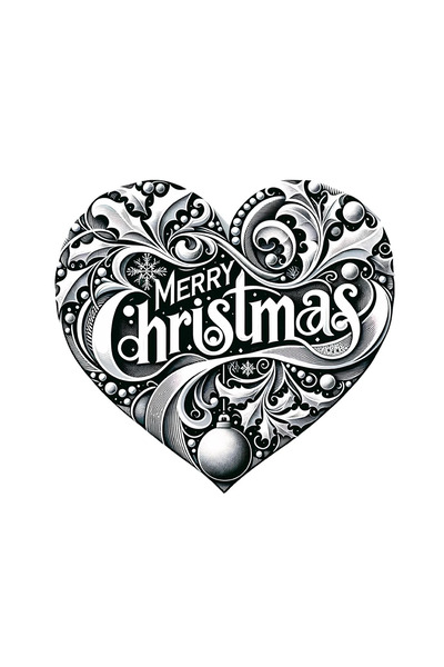 INOVATIX Set de 8 bucăți, autocolant inimă Crăciun Crăciun Marieta, INOVATIX®...