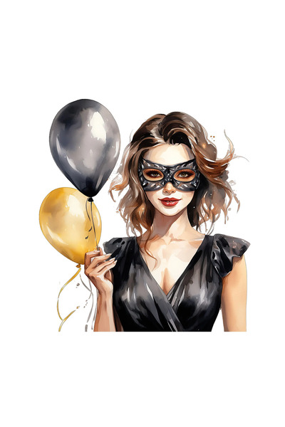 INOVATIX Set de 8 autocolante pentru invitație de Revelion Glory, INOVATIX®. ...