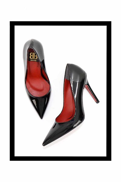 Bambi Pantofi cu toc clasici de damă negri K01427018008
