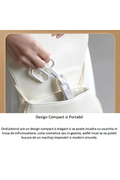 Smart Vibe Ηλεκτρικό ψαλίδι βλεφαρίδων FawnEYE S100 με λειτουργία θέρμανσης, 24ωρη εμφάνιση, λευκό