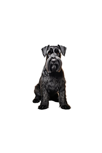 INOVATIX Set de 8 piese, autocolant Schnauzer uriaș, INOVATIX®. 6 cm
